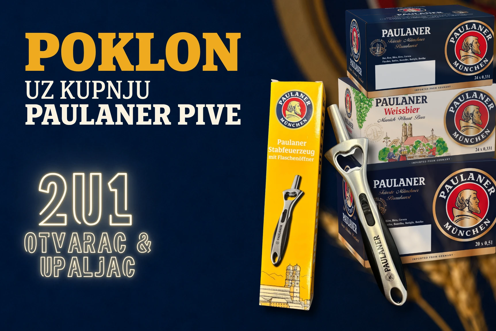2u1 OTVARAČ I UPALJAČ NA POKLON