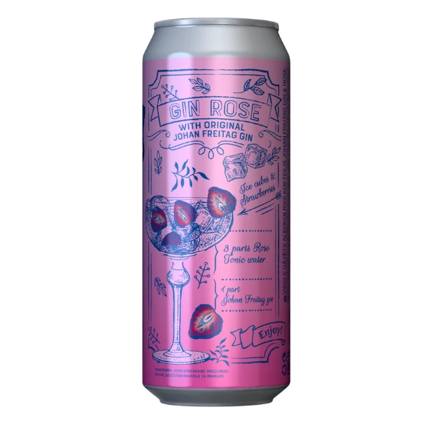 Johan Freitag Gin Rose 0.5l limenka
