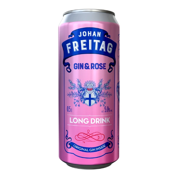 Johan Freitag Gin Rose 0.5l limenka