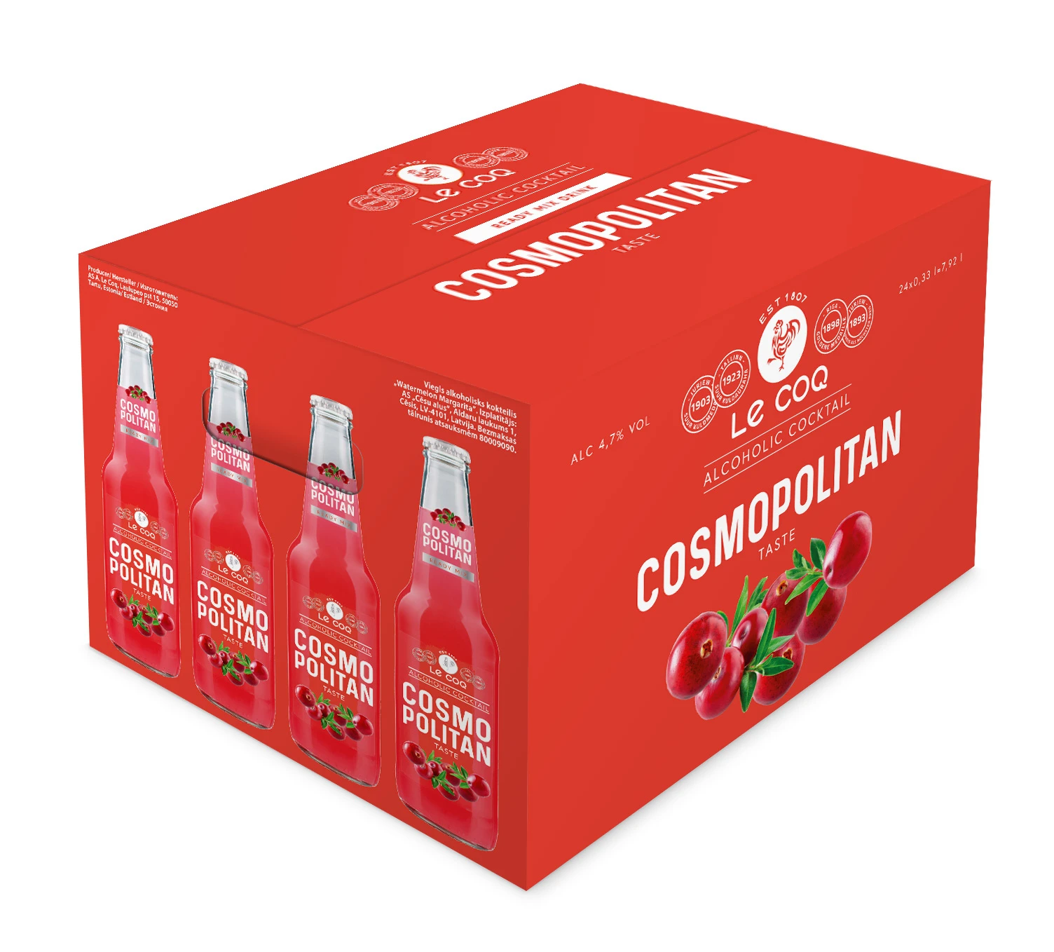 A.Le Coq Koktel Cosmopolitan 0,33l