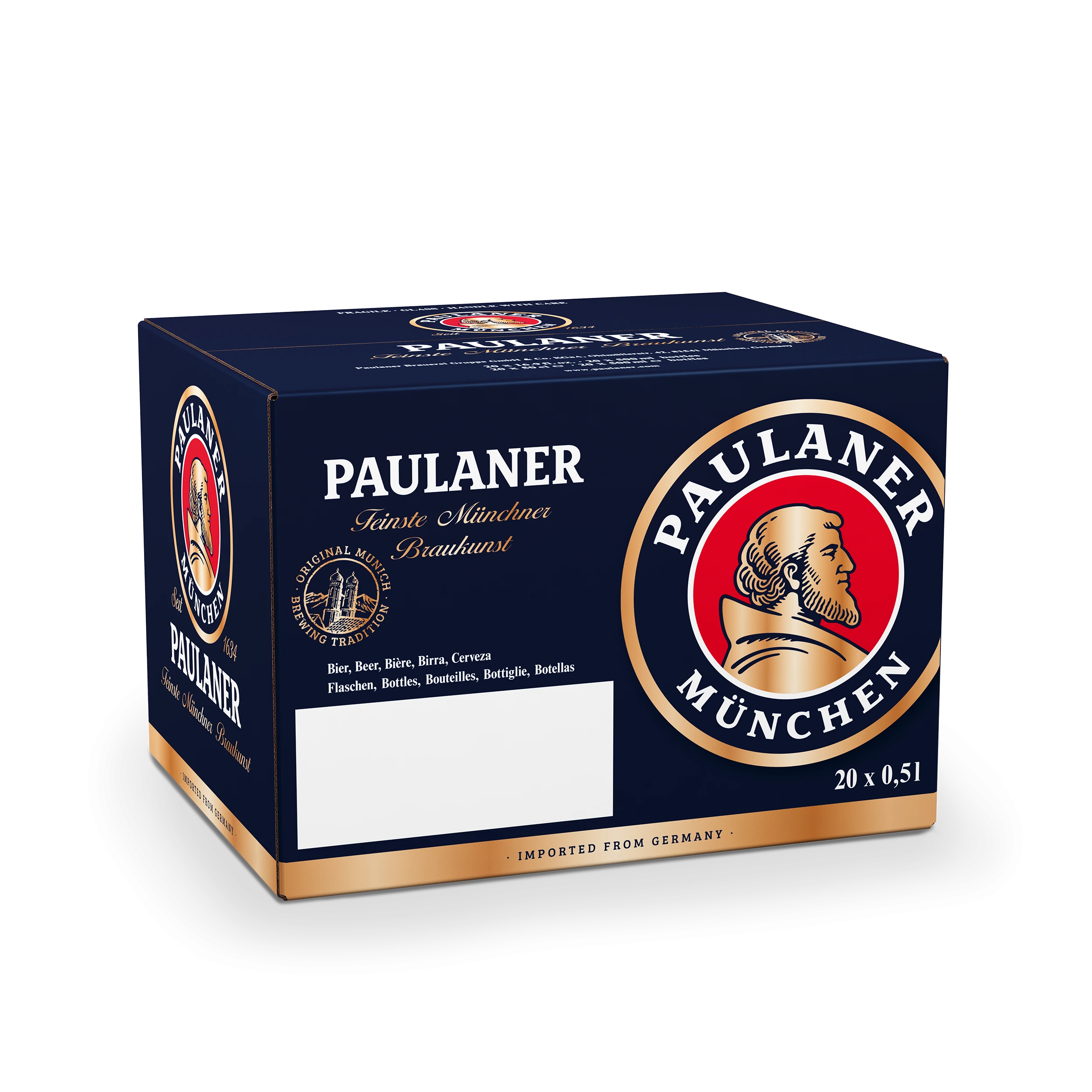 Pivo Paulaner Original Münchner Hell 0,5l Nepovratna boca