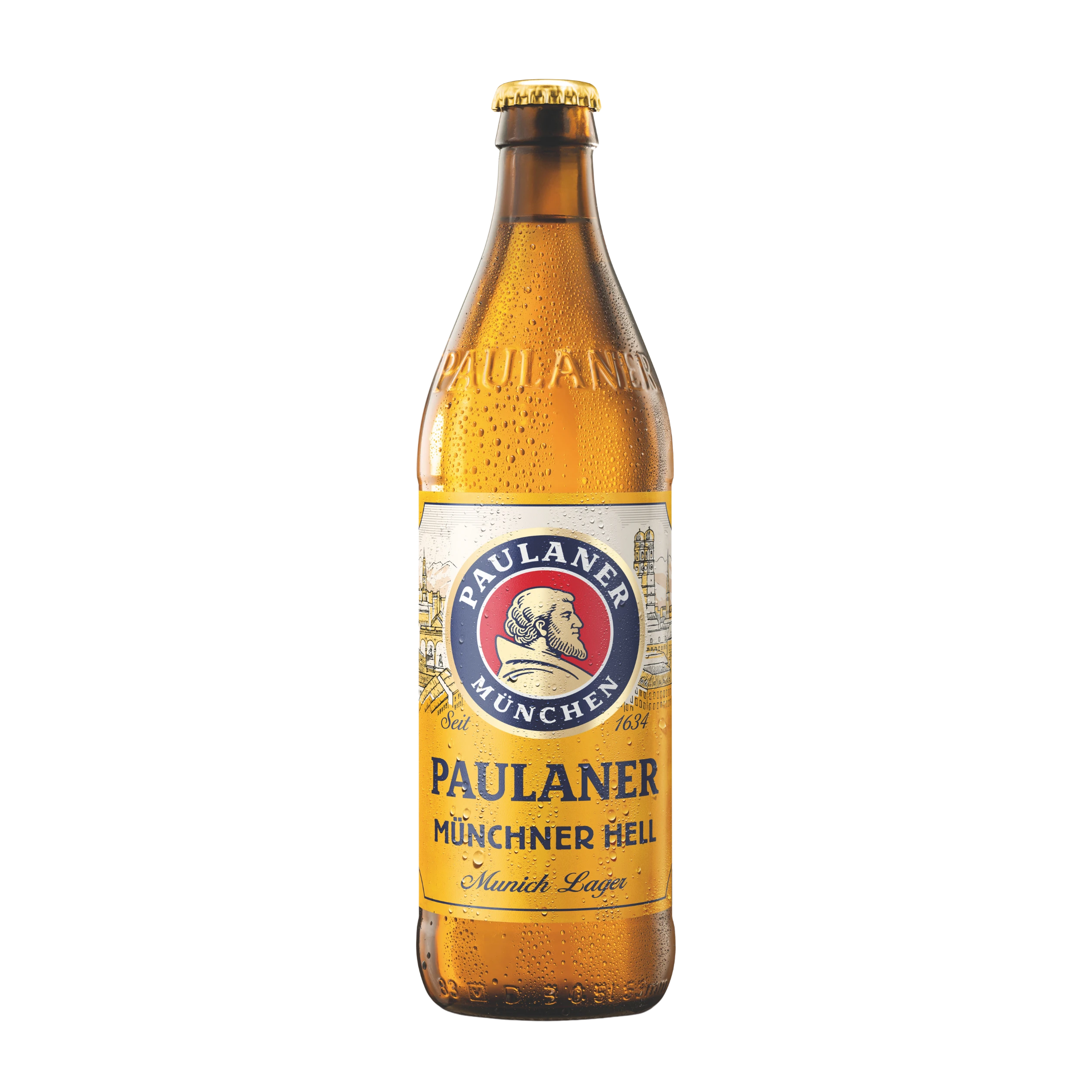 Pivo Paulaner Original Münchner Hell 0,5l Nepovratna boca