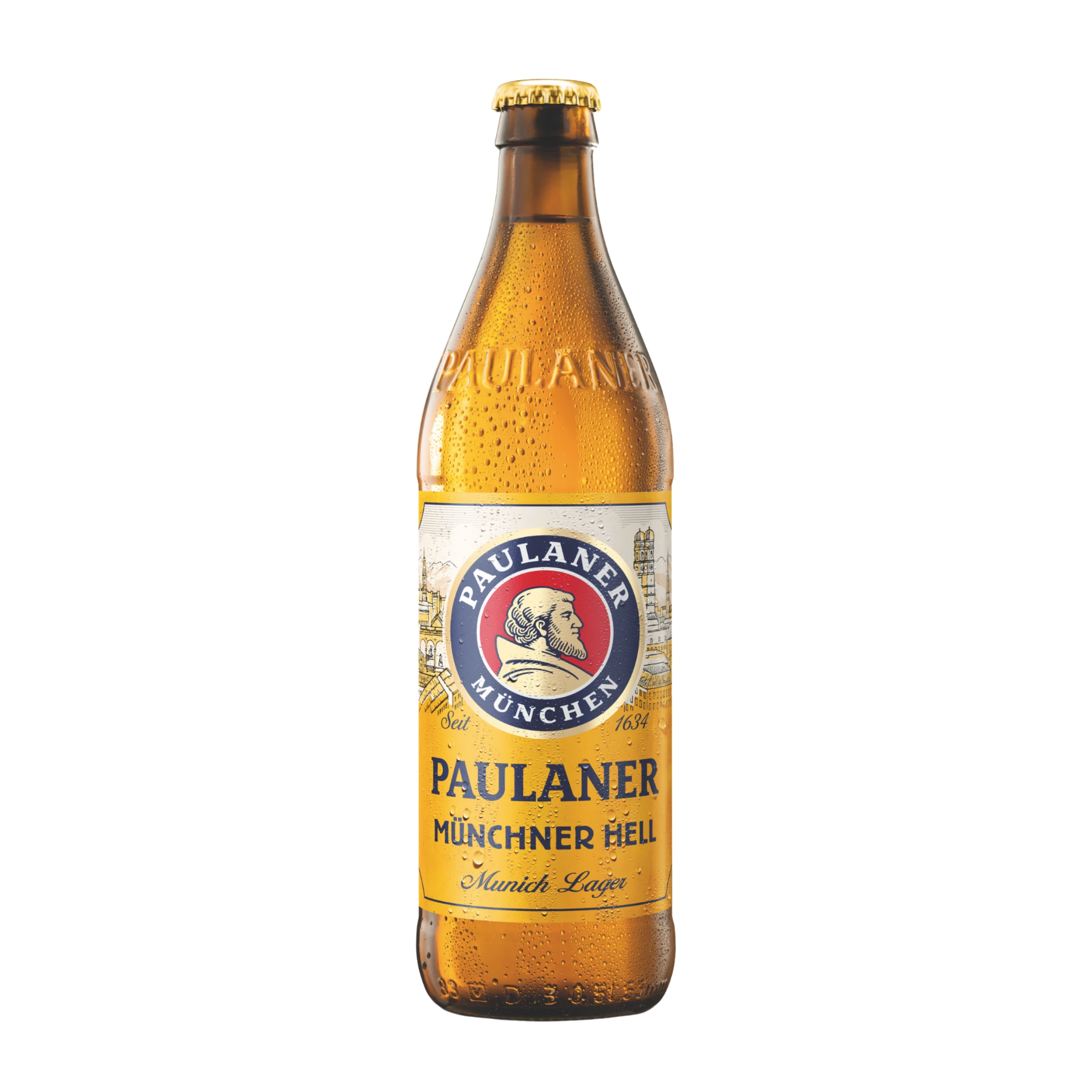 Pivo Paulaner Original Münchner Hell 0,5l Nepovratna boca