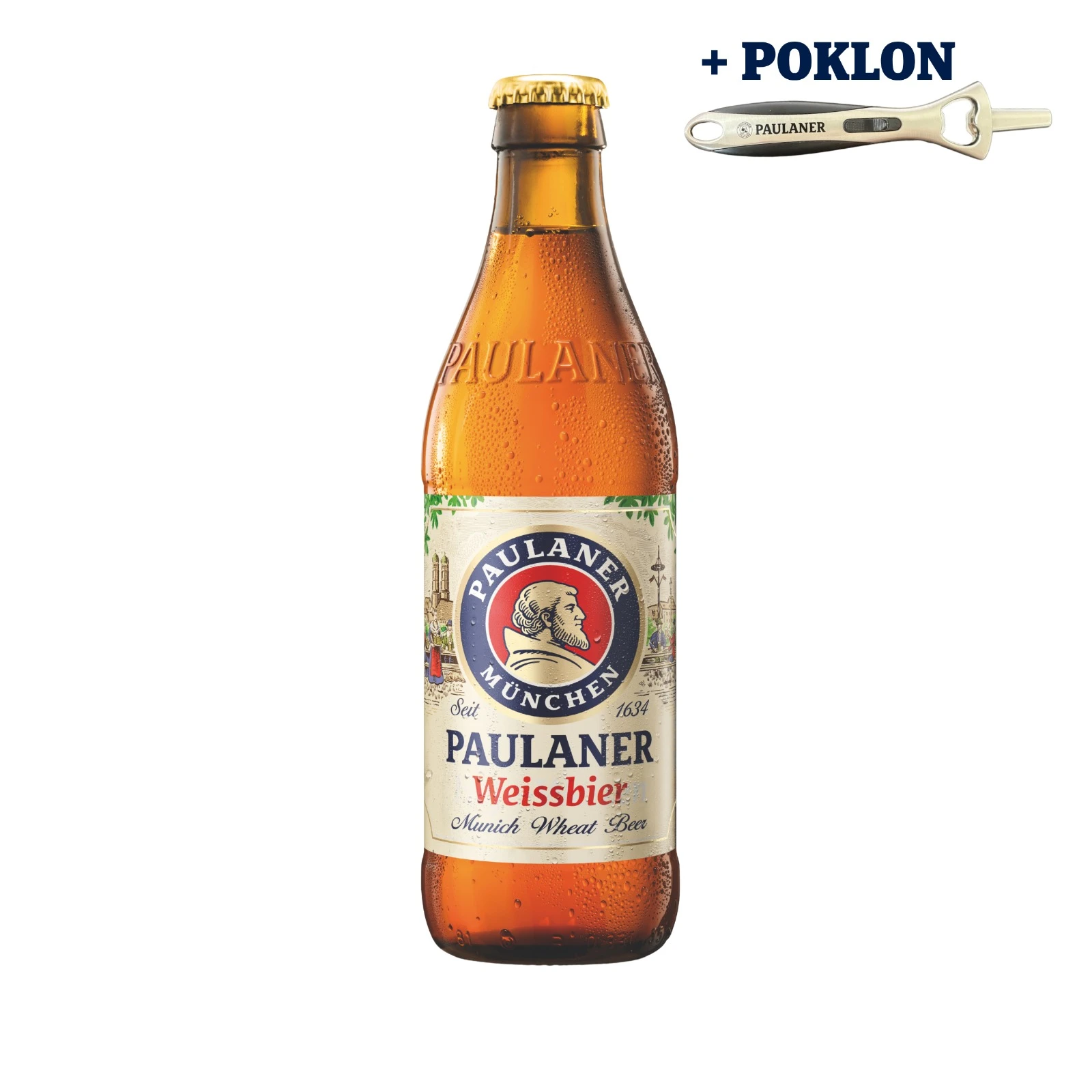 Pivo Paulaner Weissbier Pšenično 0.33l Nepovratna boca