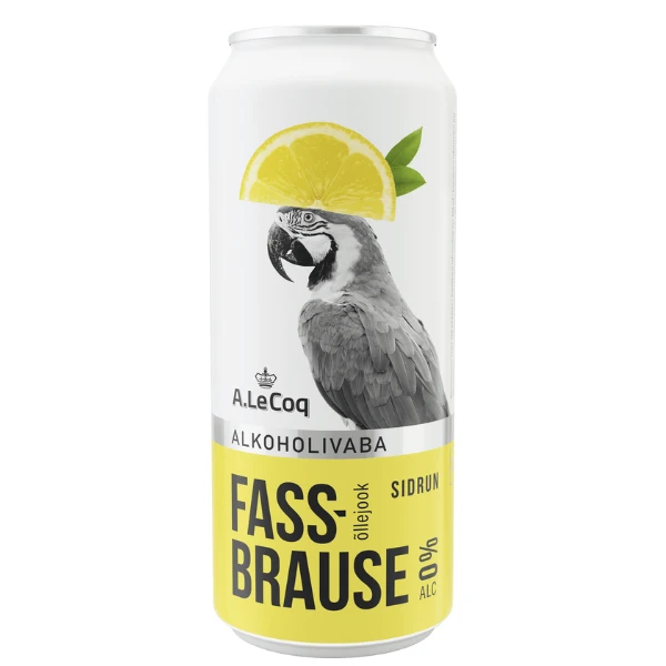 A.Le Coq Pivo Bezalkoholno Fassbrause Limun 0.0% 0.5l limenka