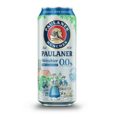 PAULANER BEZALKOHOLNO PŠENIČNO 0.0% 0.5l LIMENKA