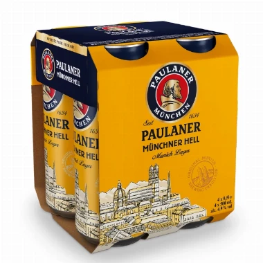 PAULANER ORIGINAL MÜNCHNER HELL 4-PACK LIMENKE